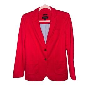 Talbots Aberdeen‎ Red Classic Blazer sz 2 NWOT